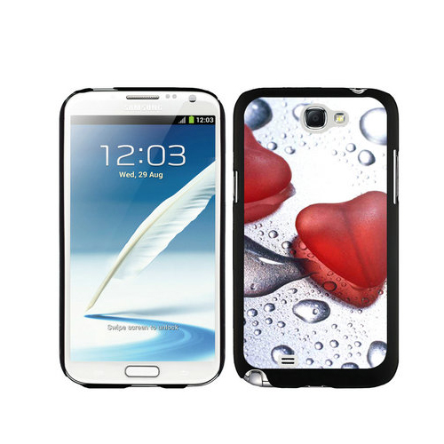Valentine Heart Bead Samsung Galaxy Note 2 Cases DML